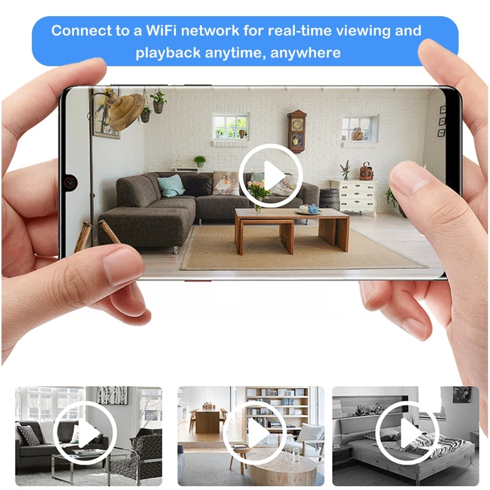 Mini Hidden Camera - Wireless WiFi Remote Monitor High Quality Camera Tiny Home IP Camera