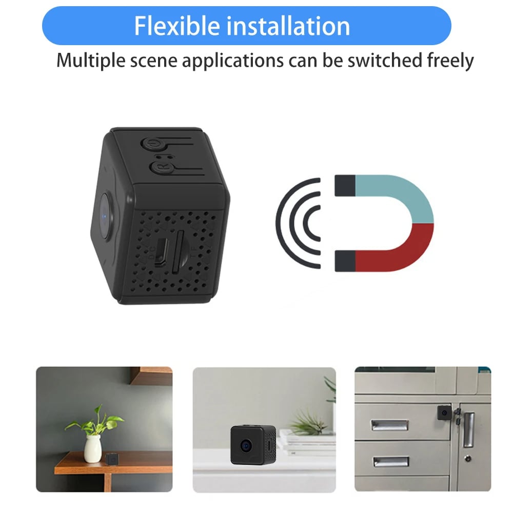 Mini Hidden Camera - Wireless WiFi Remote Monitor High Quality Camera Tiny Home IP Camera
