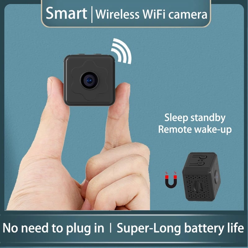 Mini Hidden Camera - Wireless WiFi Remote Monitor High Quality Camera Tiny Home IP Camera