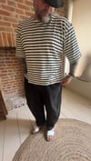 THE "PALMAS" MARINE KNIT (ECRU & NAVY)) 