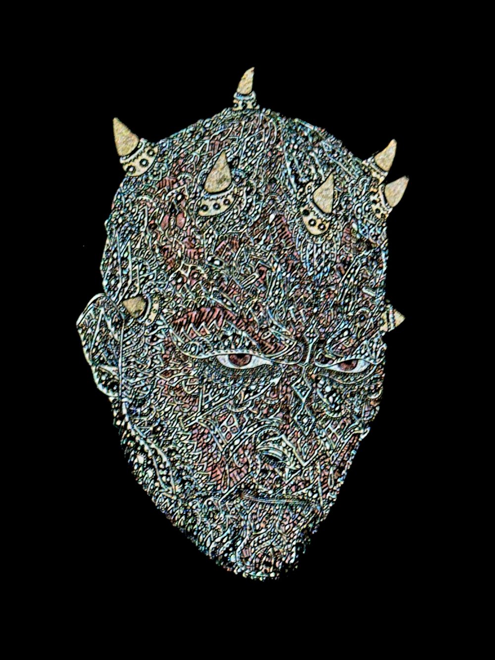 Ornate darth maul pin 