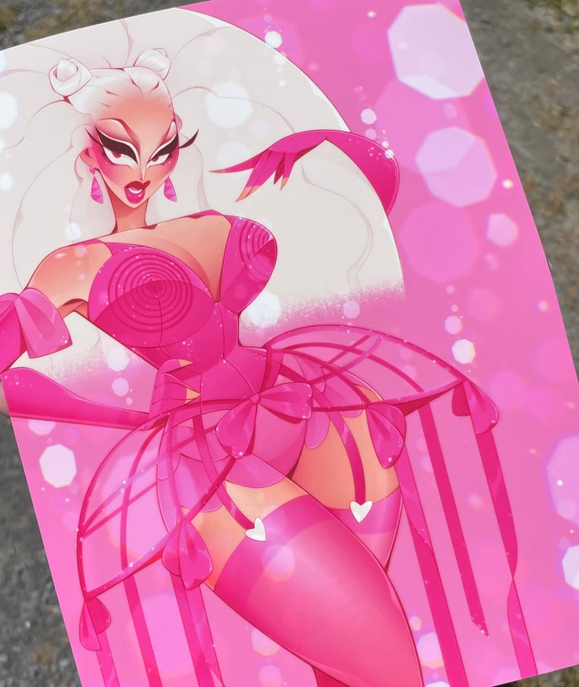 Image of Solid Pink Disco TRIXIE