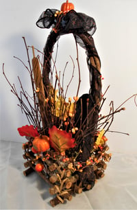 Image 5 of Black Crow Fall Wood basket