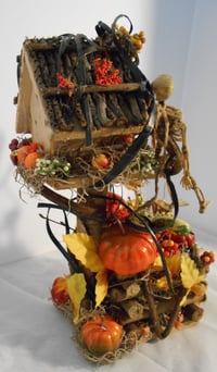 Image 3 of Halloween Wood Bird House