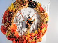 Image 1 of Good Witch Bad Witch Wreath Set