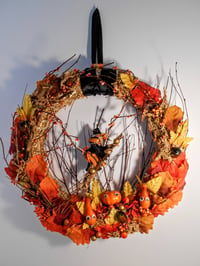 Image 2 of Good Witch Bad Witch Wreath Set