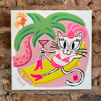 Image 3 of 'Pussycat's Paradise' Original Painting