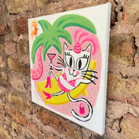 Image 4 of 'Pussycat's Paradise' Original Painting