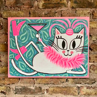 Image 1 of 'Pussycat's party' Original Painting