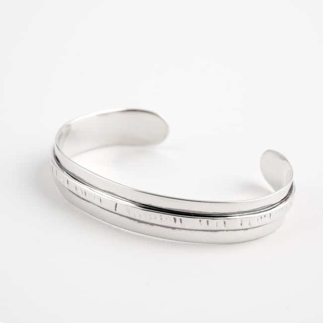Slim  Silver  Cuff 