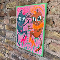 Image 2 of 'Pussycats' playtime' Original Painting