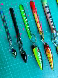 Image 13 of 🎀 FISHING CAPSULE 🎀 UNIQUE PIECE HANDPAINTED TRIBAL FISHING NAIL SET