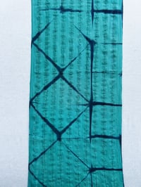 Image 3 of Aqua Lattice — Open-Weave Scarf