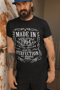 Image 4 of Made In 1964 Aged To Perfection T-Shirt