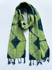 Image 2 of Lime Crossroads — Open-Weave Scarf