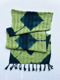 Image 1 of Lime Crossroads — Open-Weave Scarf