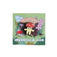 Image of 'Mushroom Man' Hard Enamel Pin