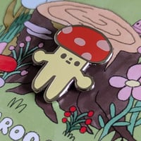Image of 'Mushroom Man' Hard Enamel Pin