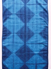 Image 3 of Indigo Diamonds — Textured Cotton Wrap