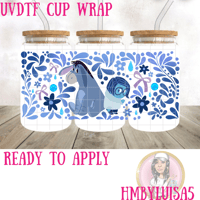 Sadness x Eeyore Talavera UVDTF cup wrap 