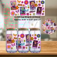 Lizzie McGuire Uv Dtf Wrap & Lid Decal  W0890