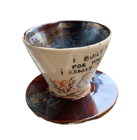Image 3 of I built this for you coffee dripper AMAZING GLAZE ALERT