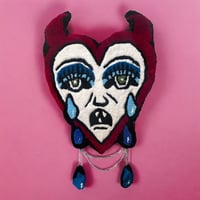 Crying heart wall hanger 