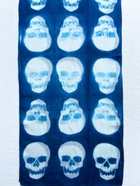 Image 3 of White Skull — Silk Scarf