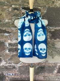 Image 4 of White Skull — Silk Scarf