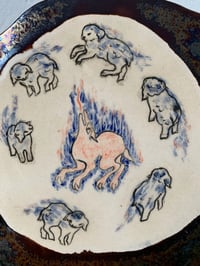 Image 2 of not so sacred lambs herding the beast AMAZING GLAZE