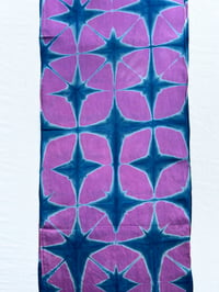 Image 3 of Violet Stars — Silk Scarf