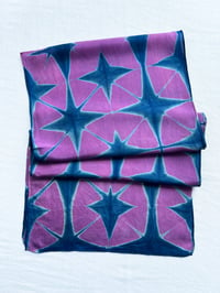 Image 1 of Violet Stars — Silk Scarf