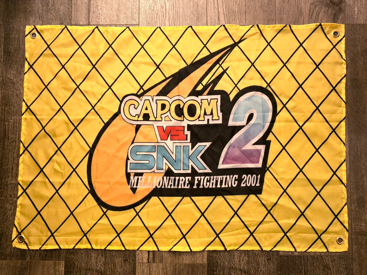 Image of MVC2, 3rd Strike, ST, CVS2, Tekken, Jazzy, Astro City Nylon Flag