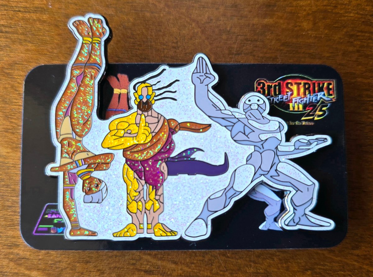 Image of 3rd Strike Chun Li, Remy OR 3S Crew Enamel Pin