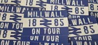 Image 2 of Pack of 25 10x6cm Millwall On Tour Football/Ultras Stickers.