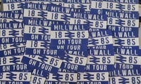 Image 1 of Pack of 25 10x6cm Millwall On Tour Football/Ultras Stickers.