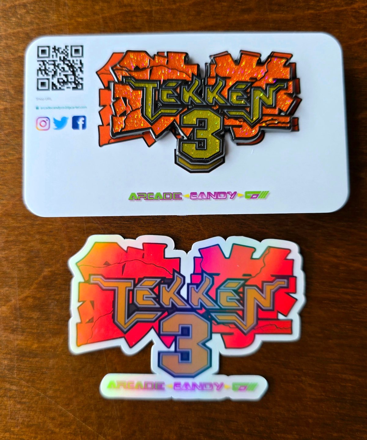 Image of Tekken 3 Pin/Keychain Set