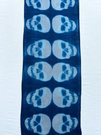 Image 3 of Silver Skull — Wool/Silk Scarf