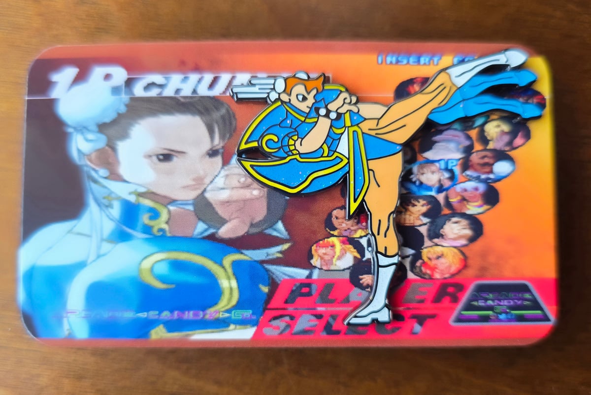 Image of 3rd Strike Chun Li, Remy OR 3S Crew Enamel Pin
