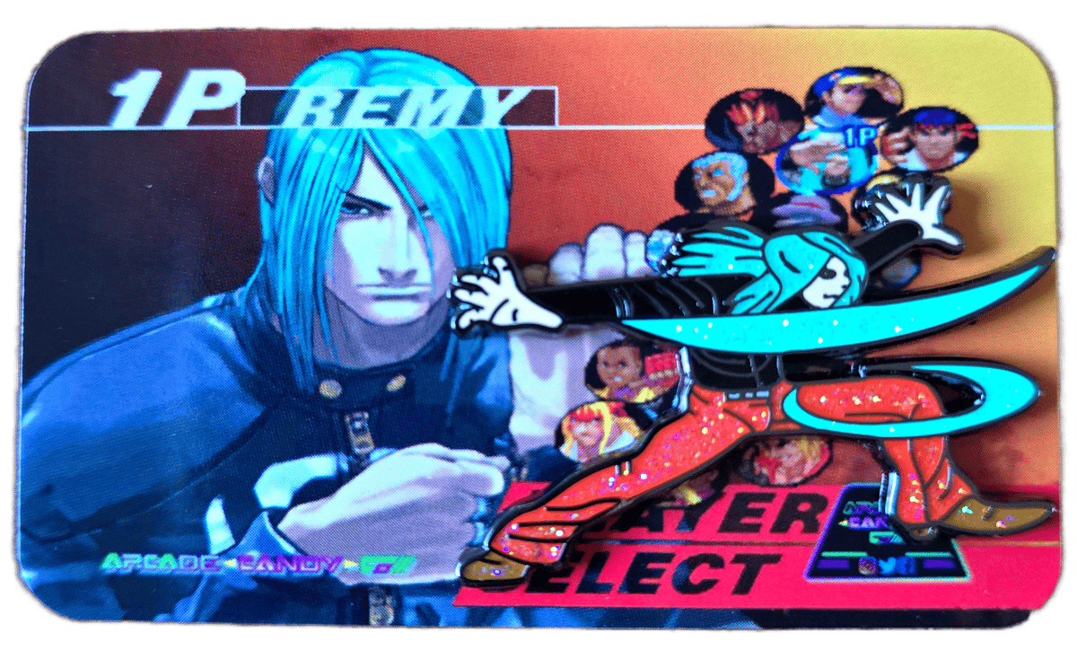 Image of 3rd Strike Chun Li, Remy OR 3S Crew Enamel Pin