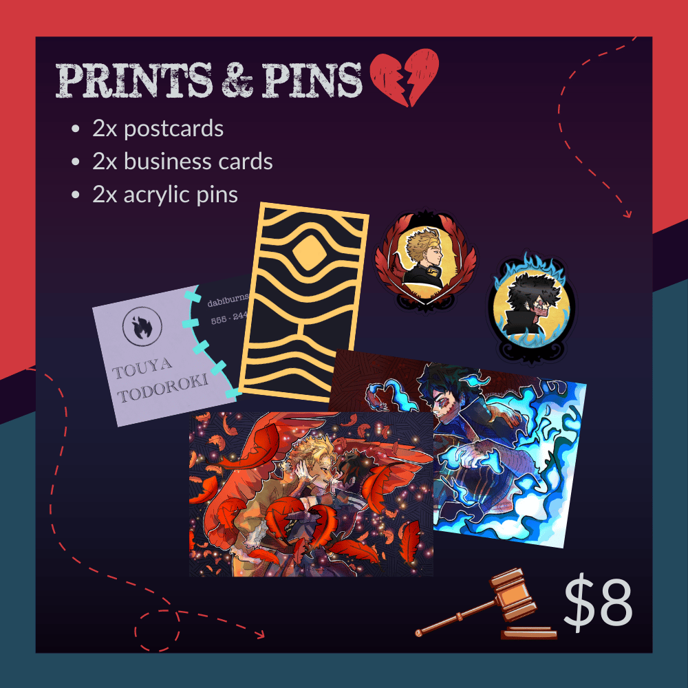 Image of PRINTS & PINS I MERCH BUNDLE #1