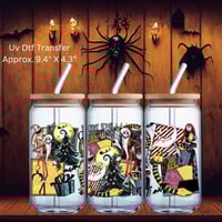 Double Sided Uv Dtf Wrap NBC  Before Christmas Halloween  W0884