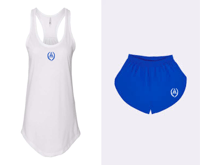 Image 7 of Women's Gathered Racerback Tank Tank Top and Nylon Taffeta Short Collection | Multi Colored Shorts