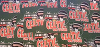 Image 1 of Pack of 25 7x7cm Celtic on Tour Football/Ultras Stickers.