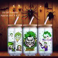 Double Sided Uv Dtf Wrap Joker Why So Serious Halloween W0054