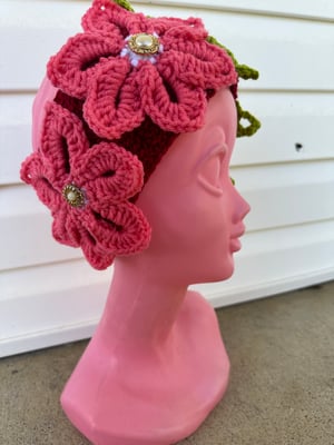 Flower and leaves Headband 