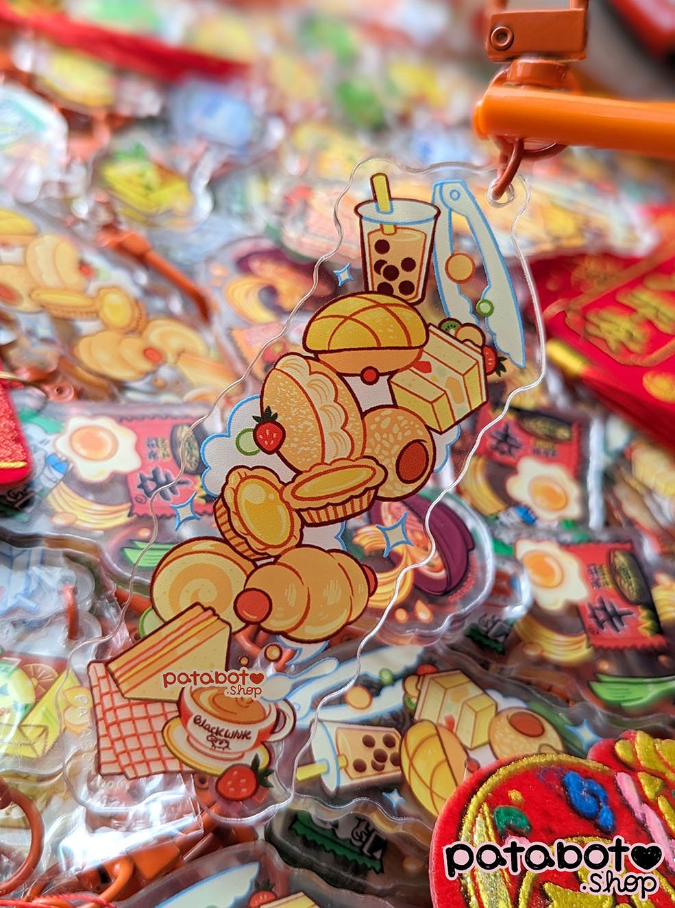 Acrylic Charm - Asian Snacks