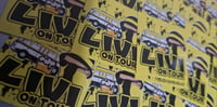 Image 2 of Pack of 25 5x5cm Livingston Livi on Tour Football/Ultras Stickers.