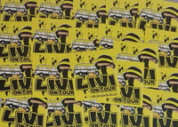 Image 1 of Pack of 25 5x5cm Livingston Livi on Tour Football/Ultras Stickers.