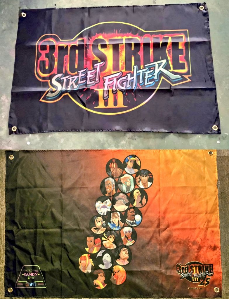 Image of MVC2, 3rd Strike, ST, CVS2, Tekken, Jazzy, Astro City Nylon Flag